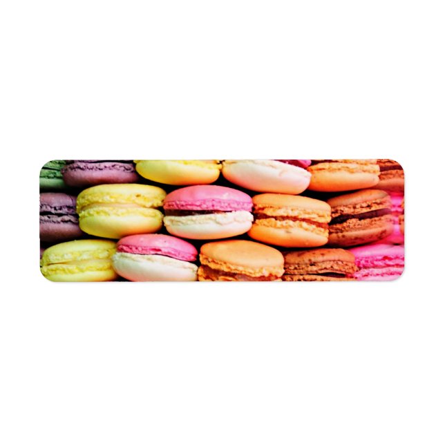 Étiquette Macaron français (Devant)