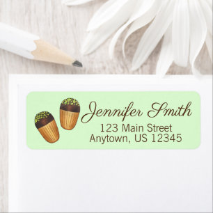 Étiquette Madeleines Chef pâtisserie Pâtisserie