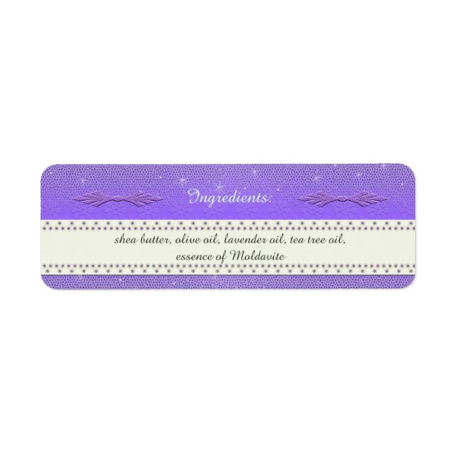 Étiquette Magic Sparkle U Pick Color Ingrédients naturels (Devant)