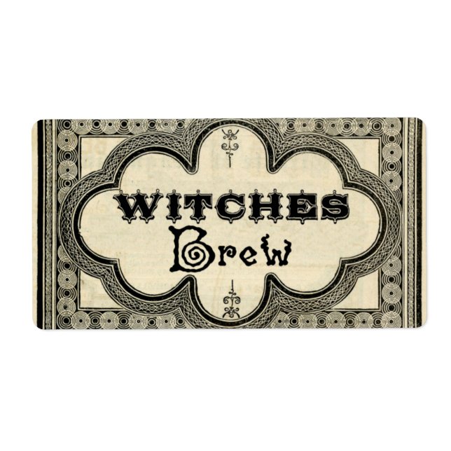 Étiquette Magick - La brasse de sorcière (Devant)