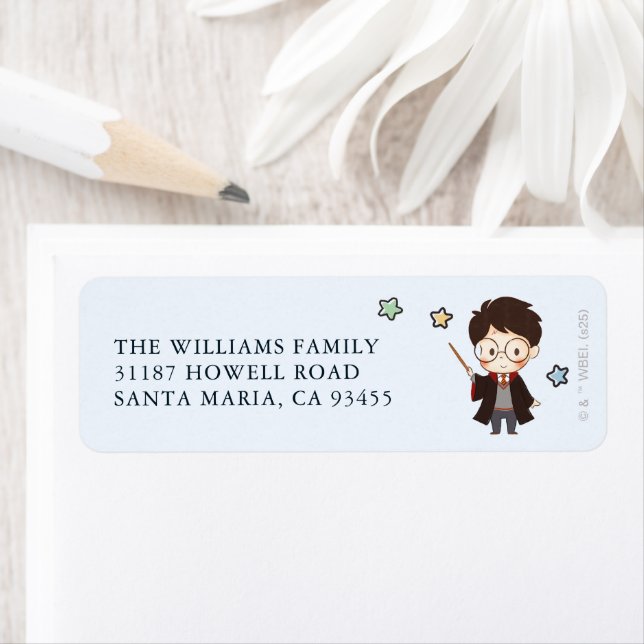 Étiquette Magique HARRY POTTER™ et Hogwarts (En situation)