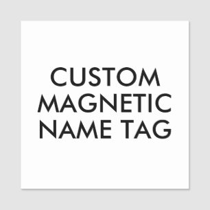 Étiquette magnétique personnalisée vierge de 5 cm