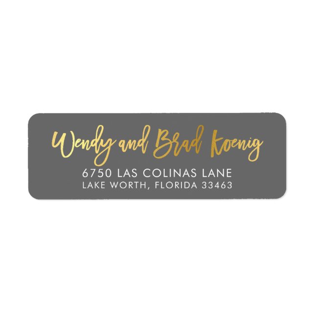 Étiquette Maillot d'or faux noms gris or gris ROSS (Devant)