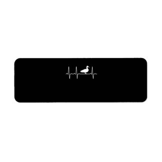 Étiquette Mallard Heartbeat Cadeau Pour Hommes Femmes Canard