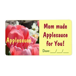 Étiquette Maman a fait de la compote de pommes pour vous ! É