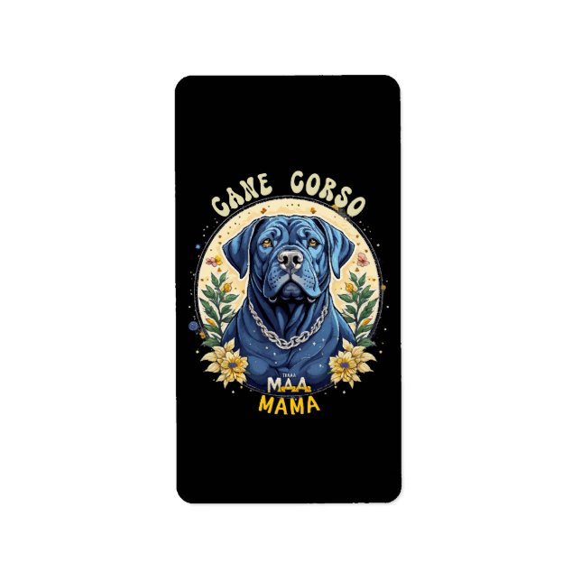 Étiquette Maman Cane Corso (Devant)