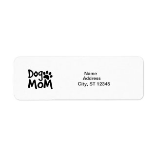 Étiquette maman chien