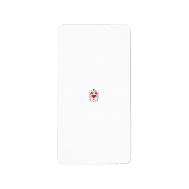 Étiquette Mandala papillon floral | Design d'art Boho pourpr (Devant)