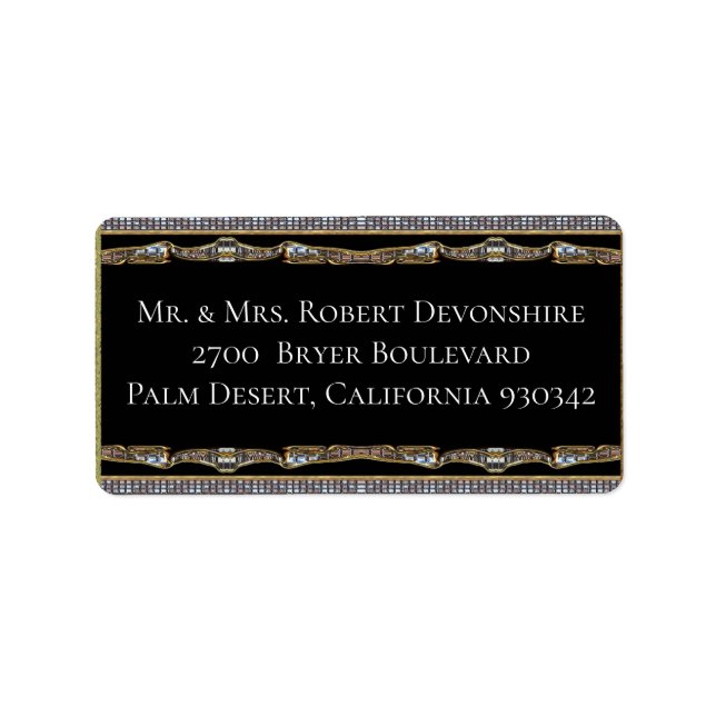 Étiquette Marchaven Élégant Unique (Devant)