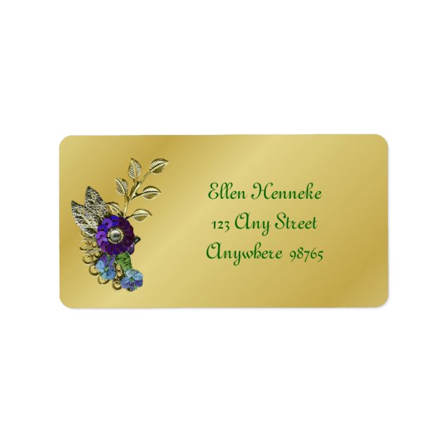 Étiquette Mardi Gras Frolic (Devant)