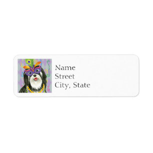 Étiquette Mardi gras Havanese