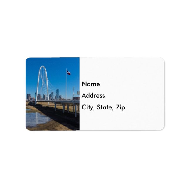 Étiquette Margaret Hunt Hill Texté (Devant)