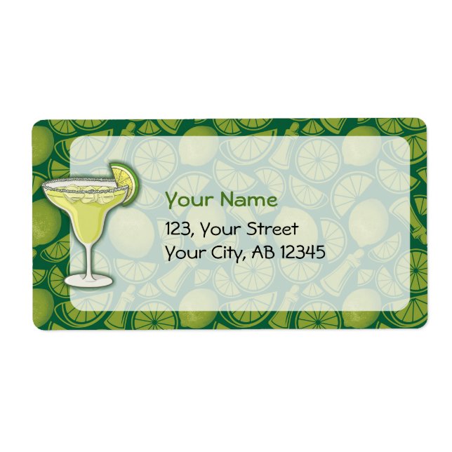 Étiquette Margarita (Devant)