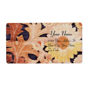 Étiquette MARGUERITE, noir brun blanc