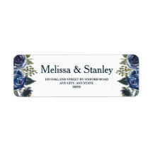 Mariage d'aquarelle bleu rustique Eucalyptus