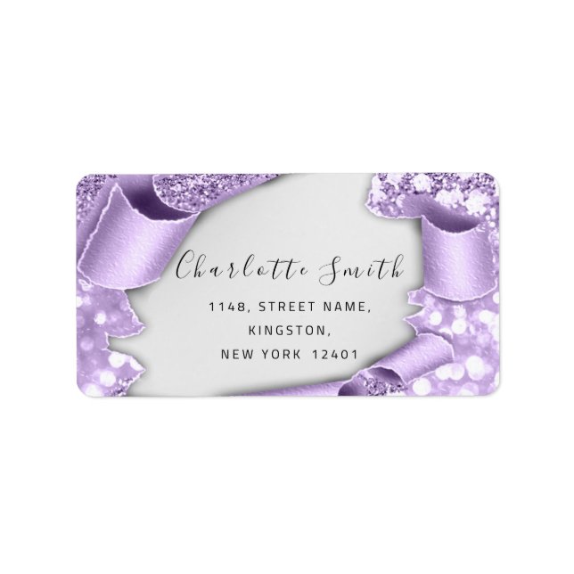 Étiquette Mariage de l'événement 3D  de la nuptiale papier d (Devant)