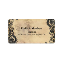 Mariage d'élégance gothique victorienne