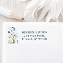 Mariage élégant, fleurs vertes et blanches