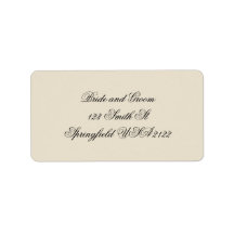 Mariage Élégant Minimaliste Crème Classique et Noi