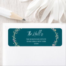 Mariage Floral Vert Bleu