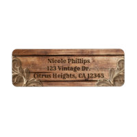 Mariage occidental rustique vintage en bois de den