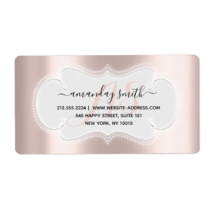 Étiquette Mariage personnalisé RSVP mariée Sweet 16e Rose Or