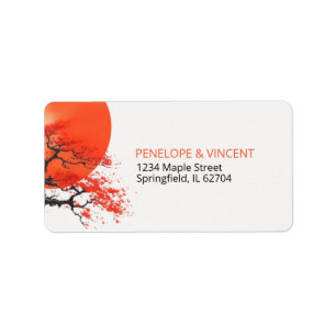 Étiquette Mariage Red Sun et Old Sakura