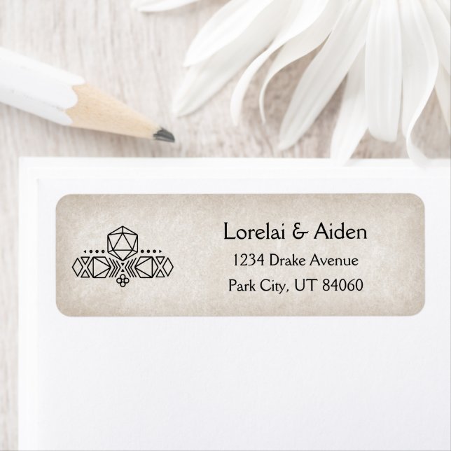 Étiquette Mariage RPG D20 (En situation)