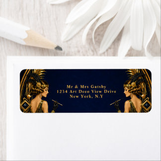 Étiquette Mariage thème élégant Gatsby flapper girls