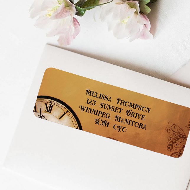 Étiquette Mariage victorien Steampunk (Créateur téléchargé)