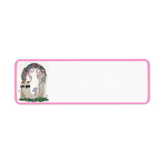 Étiquette Mariée Art déco