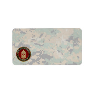 Étiquette Marines des États-Unis : Sergent-chef de l'armée d