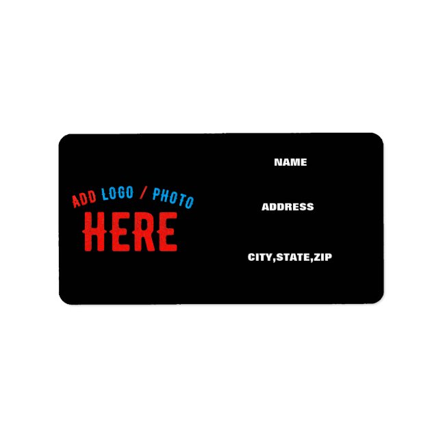 ÉTIQUETTE MARQUE NOIRE VÉRIFIÉE, MODERNE ET PERSONNALISABLE (Devant)