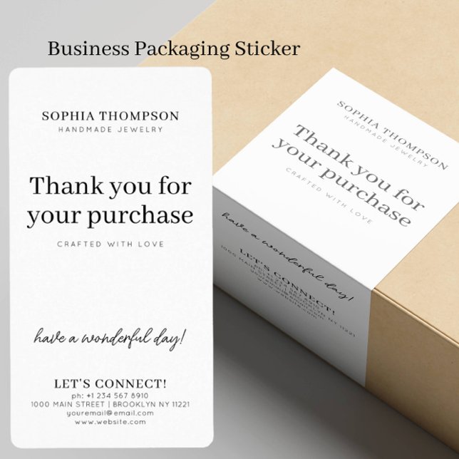 Étiquette Marque personnalisée Nom de l'entreprise Bijouteri (Créateur téléchargé)