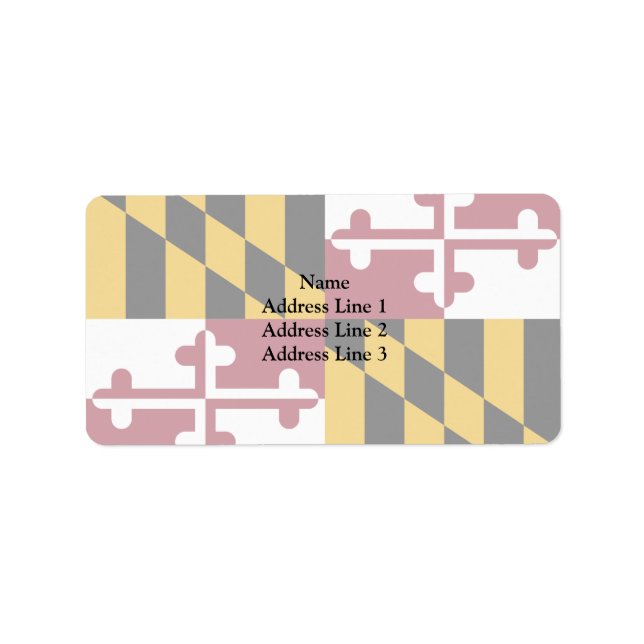 Étiquette Maryland, États-Unis (Devant)