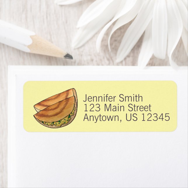 Étiquette Masala Dosas Cuisine indienne Restaurant Chef (En situation)