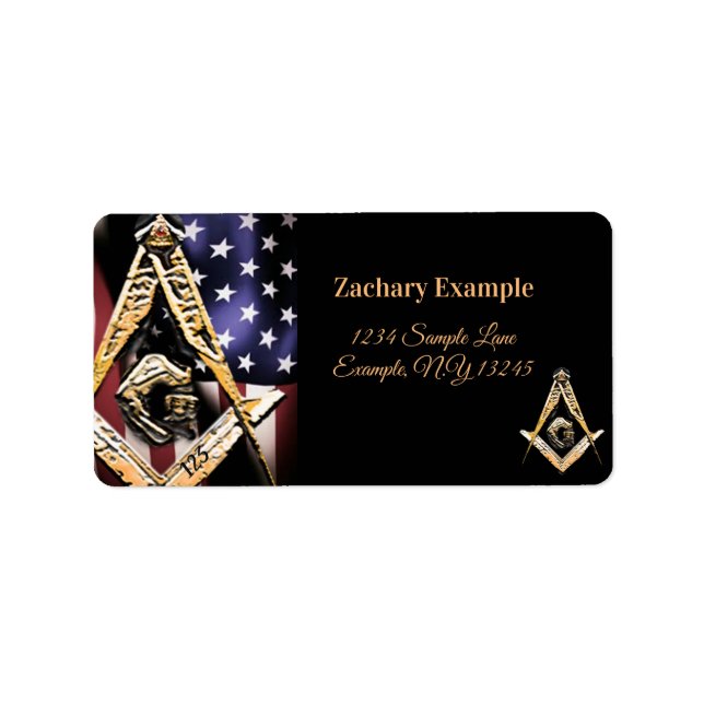 Étiquette Masonic Minds (Devant)