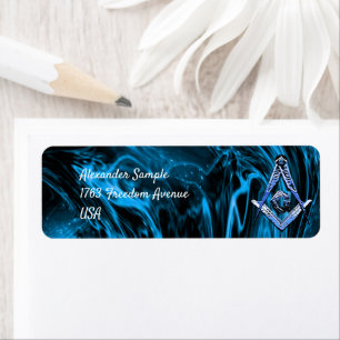 Étiquette Masonic Minds (bleu)