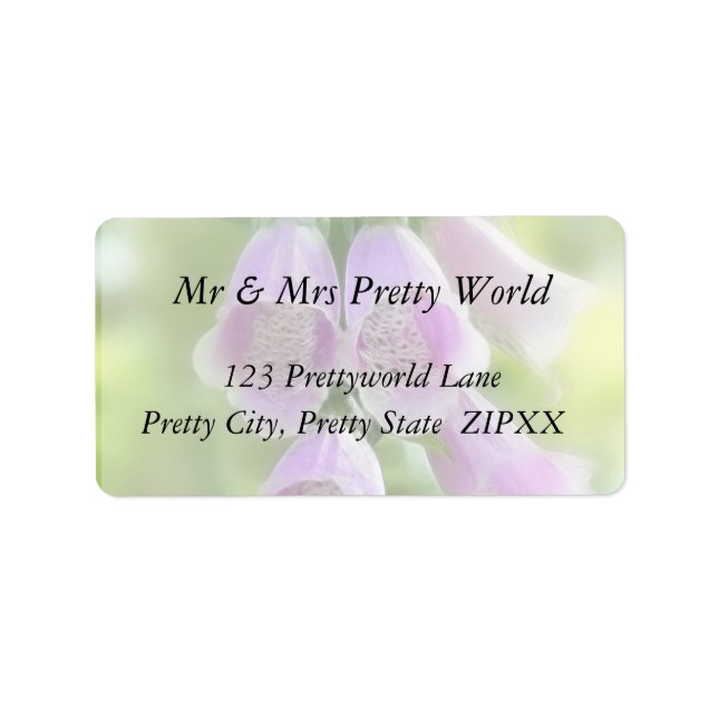 Étiquette Matin du printemps - Gants de boeuf (Devant)