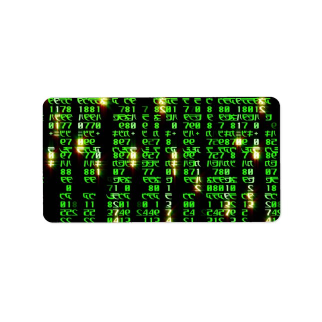 Étiquette Matrice (Devant)