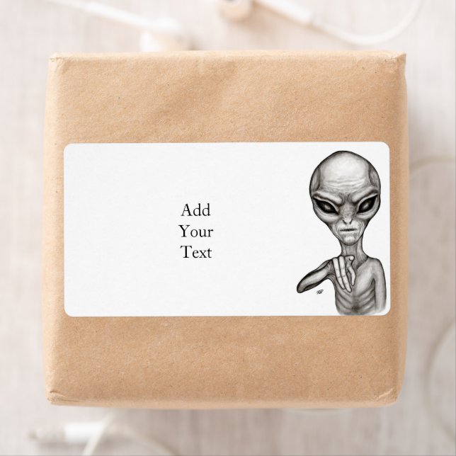 Étiquette Mauvais Alien, Tu es le prochain ! (En situation)