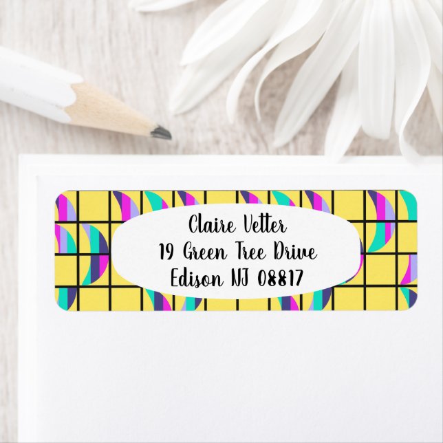 Étiquette MCM Tic-Tac-Toe (En situation)