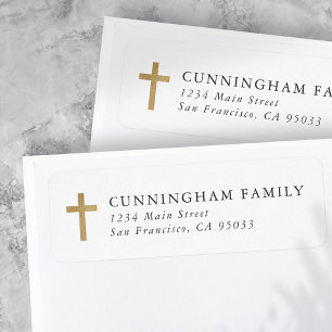 Étiquette Mémorial funéraire Repos en paix Moderne Simple Cr