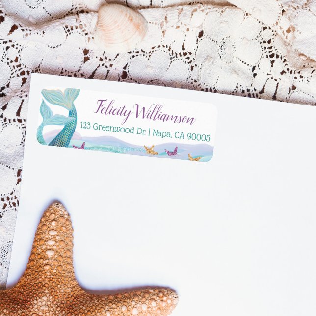 Étiquette Mère Mère Mère Mère Mère et bébé Sirène (Créateur téléchargé)