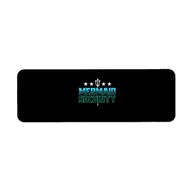 Étiquette Mermaid Security Swim Team Cadeau Swimmer nager (Devant)