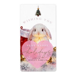 ÉTIQUETTE MERRY CHRISTMAS