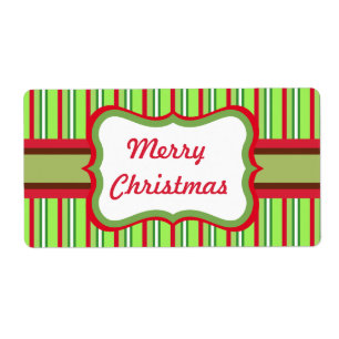 Étiquette Merry Christmas Gift Tag Labels