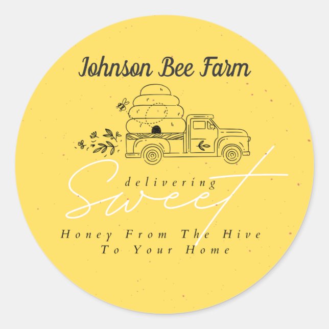 Étiquette miel (Devant)