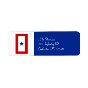 Étiquette Militaires de maman d'étoile bleue