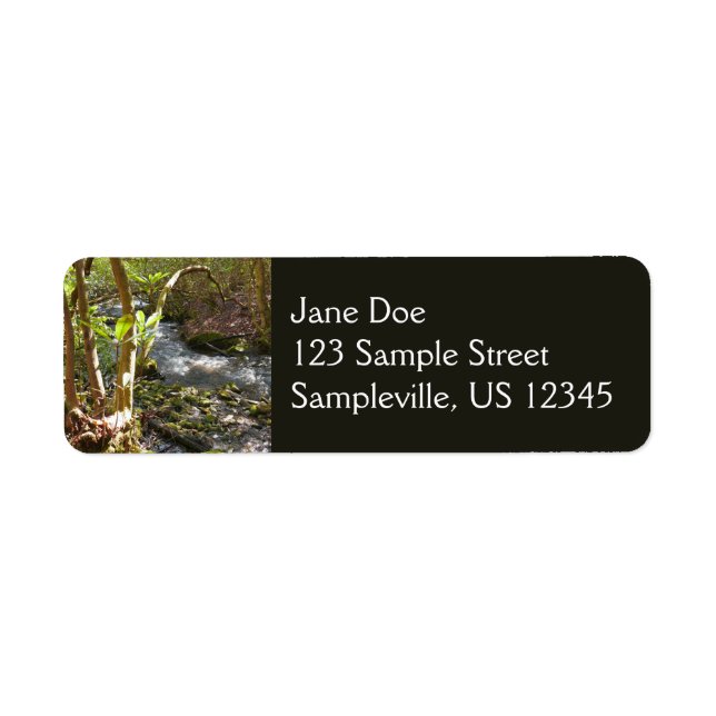 Étiquette Mingus Creek at Smoky Mountains (Devant)